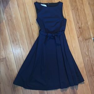 LL Bean Navy Blue Dress